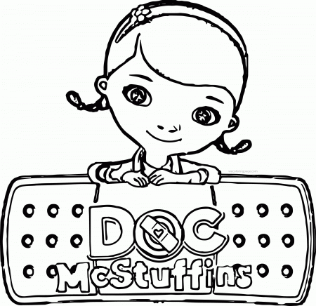 Doc McStuffins Coloring Page 4 | Wecoloringpage