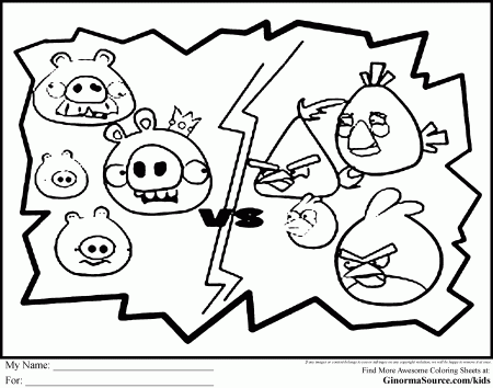 Christmas Angry Birds Coloring Pages - Coloring Pages For All Ages