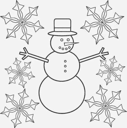 Snowflake Coloring Sheet | Free Coloring Sheet