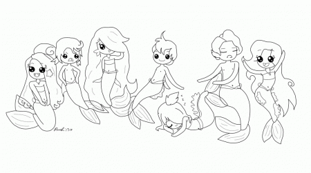 Mermaid Coloring Pages - Coloring Labs