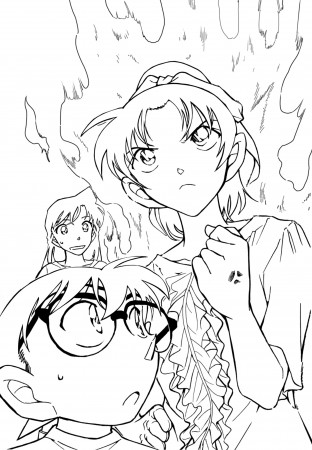 detective-conan coloring pictures added aaliyah – Free Printables