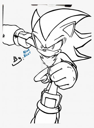 Shadow The Hedgehog Coloring Pages Paint By New - Shadow The ...