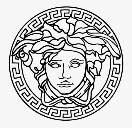 Gucci Coloring Pages Versace Logo Hd Png - Clip Art Library