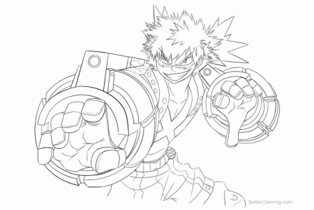 My Hero Academia Coloring Pages Pictures - Whitesbelfast