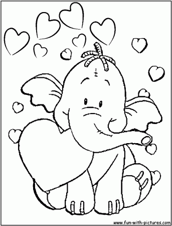 Coloring Pages About Valentine's Day - Coloring Pages For All Ages