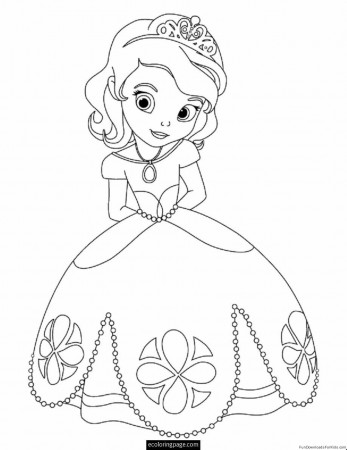 Baby Disney Princess Coloring Pages | Coloring Online