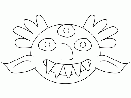 10 Pics of Cute Halloween Monsters Coloring Pages - Halloween ...