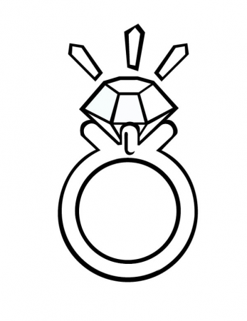 Diamond Ring Jewelry Coloring Page : Coloring Sky | Jewelry rings diamond, Coloring  pages, Diamond ring
