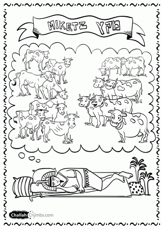 Download or print this amazing coloring page: Joseph And Pharaoh S Dream  Coloring Pages - High Quality Colorin… | Joseph dreams, Coloring pages,  Cute coloring pages