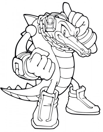 Vector The Crocodile Coloring Pages (Page 1) - Line.17QQ.com