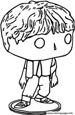 Funko Pop Bt21 Jimin Coloring Pages Printable