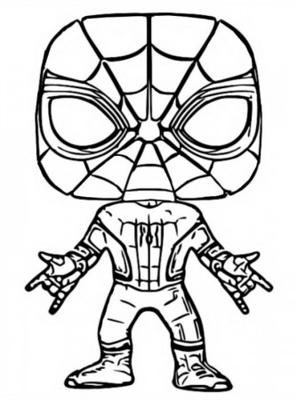 Funko Pop Coloring Pages - Best Coloring Pages For Kids | Superhero coloring,  Superhero coloring pages, Spiderman coloring