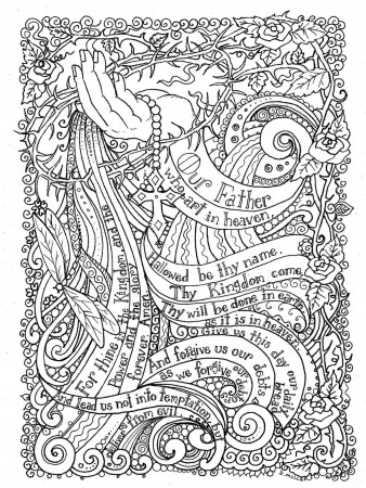 21 Praying for You Coloring Pages to Add to Your Spiritual Practice -  Happier Human