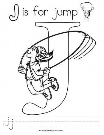 free letter j coloring pagesfor preschool Preschool Crafts - Coloring Pages