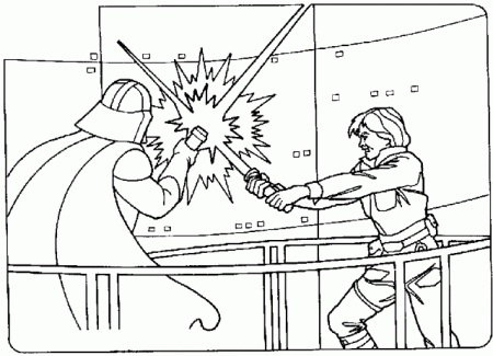 Darth Vader Coloring Pages Page 1