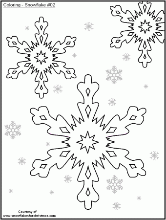 Snowflake S - Coloring Pages for Kids and for Adults