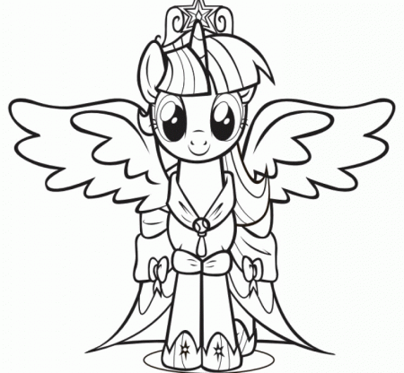 Coloring Pages My Little Pony Friendship - Coloring Page