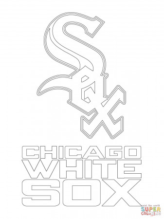 Chicago White Sox Logo coloring page | Free Printable Coloring Pages