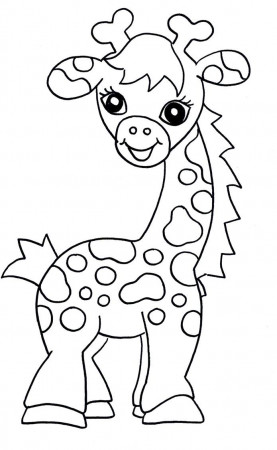 Cute Giraffe Small Women Coloring Pages For Kids #db8 : Printable ...