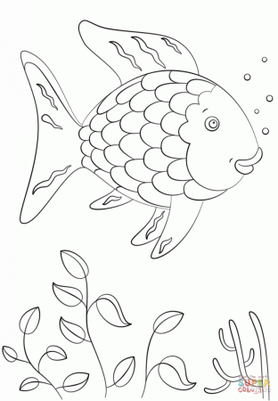 Rainbow Fish coloring page | Free Printable Coloring Pages