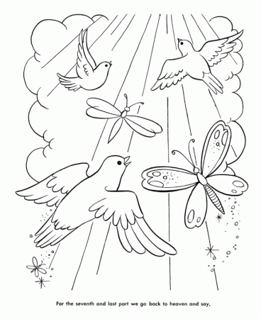 Of Heaven - Coloring Pages for Kids and for Adults