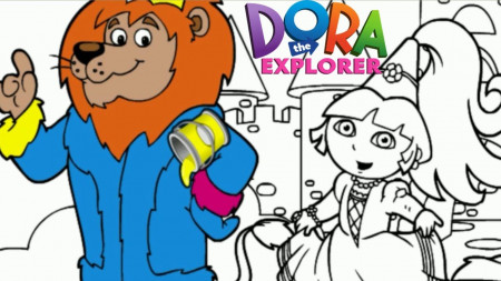 Dora and Diego Dora and Firends Episode Nick Jr. Coloring Book ...