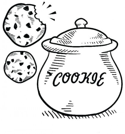 Cookie Jar Coloring Page - Free Printable Coloring Pages for Kids
