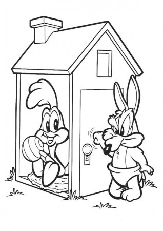 Baby looney tunes Coloring Page