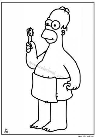 The Simpsons Coloring Pages 06