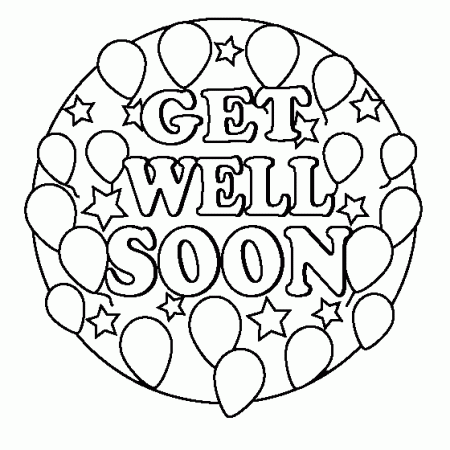 Feel Better Coloring Page