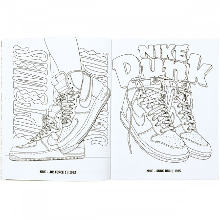 Sneaker Coloring Book - UNFADE.COM