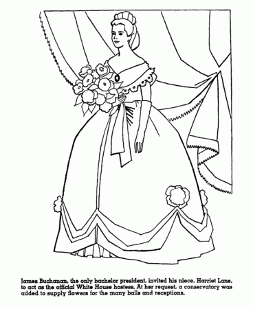 USA-Printables: President James Buchanan - fifteenth President of the  United States - 4 - US Presidents Coloring Pages
