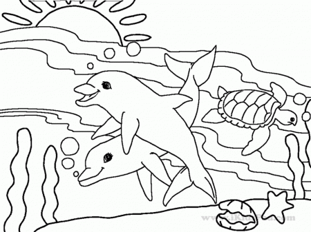 Free Printable Sea Animals Coloring Book For Kids Coloring Book ...
