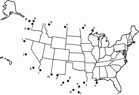 Map of the United States - Connect the Dots by Lowercase Letters ...