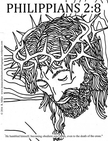 Humility – Immaculate Heart Coloring Pages