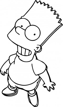 awesome Bart The Simpsons Look Up Coloring Page | Hypebeast iphone  wallpaper, Coloring pages, The simpsons