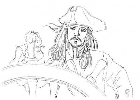 Jack Sparrow Coloring Pages | Jack sparrow, Jack sparrow drawing, Pirate coloring  pages