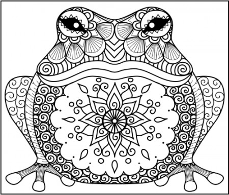 Animal Zentangle Coloring Pages – Little Pagan Acorns