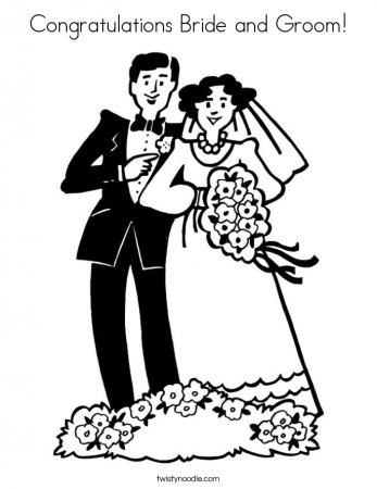 Wedding Coloring Pages - Twisty Noodle