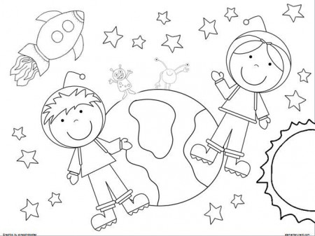 Outer Space For Kids | Free Coloring Pages on Masivy World