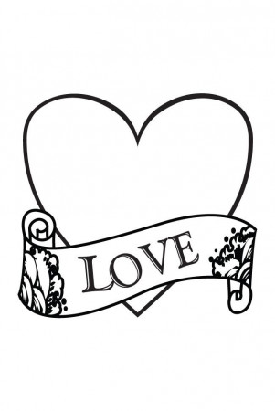 I Love You Coloring Pages | Love and Hearts Coloring Pages ...