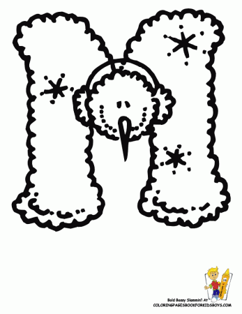 Free Letter M Coloring Page, Download Free Clip Art, Free ...