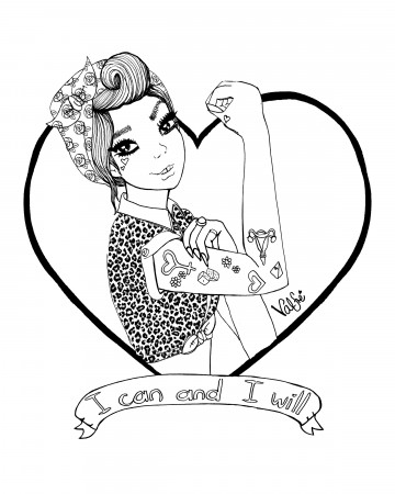 ValfreColorMe: Women's Month Themed Coloring Pages – Valfré