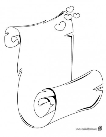 Love letters, Coloring pages and Coloring