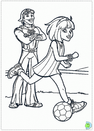 Lazy Town Coloring page