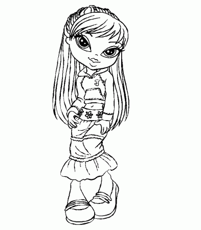 Bratz Kidz Coloring Pages 19 | Free Printable Coloring Pages