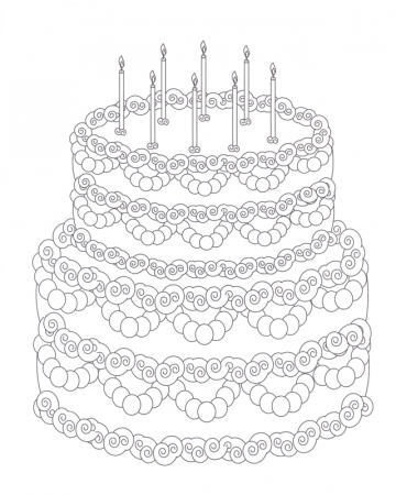 Birthday Coloring Pages Coloring For Kids 212807 Birthday Coloring 