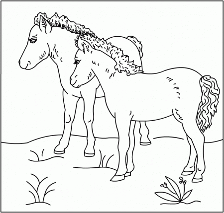 Horse Coloring Pages Online | Printable Coloring Pages