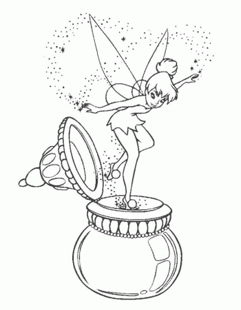 tinkerbell coloring pages to print | Wallpele.com
