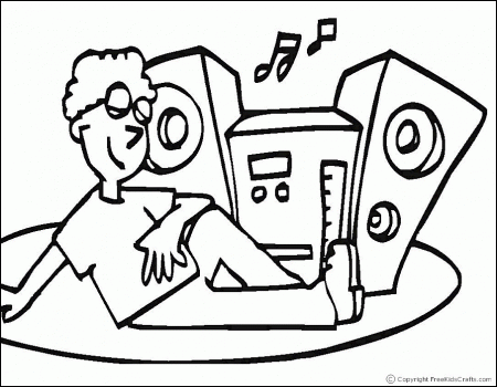 Music Coloring Pages Craft | coloring pages